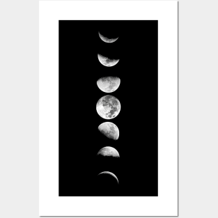 Moon's phases Posters and Art